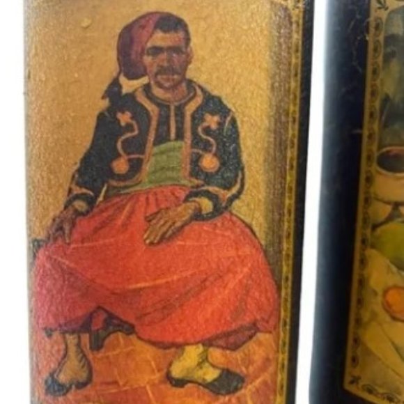 Set of 4 Modern Masters Jim Beam Crackled glass collection - Picture 7 of 7